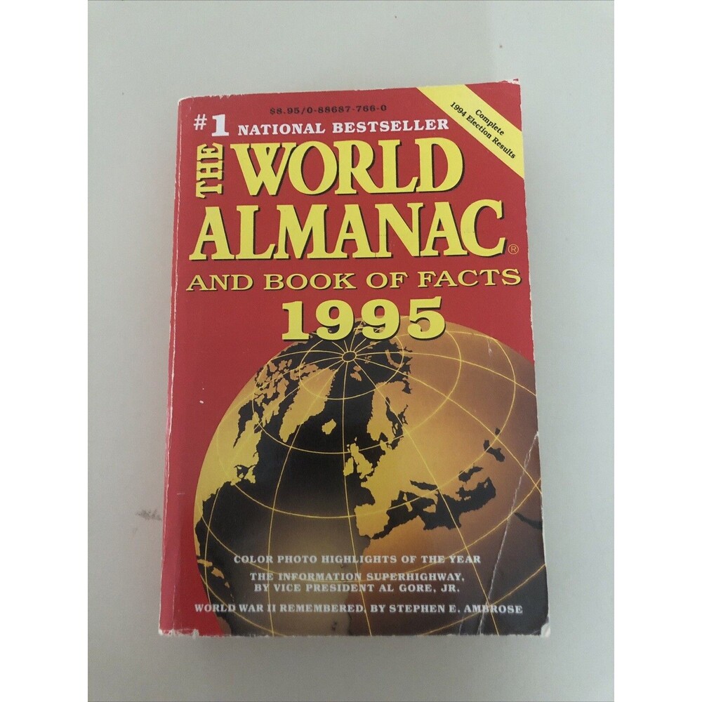 Vintage The World Almanac and Book of Facts 1995 - World Almanac Books Paperback